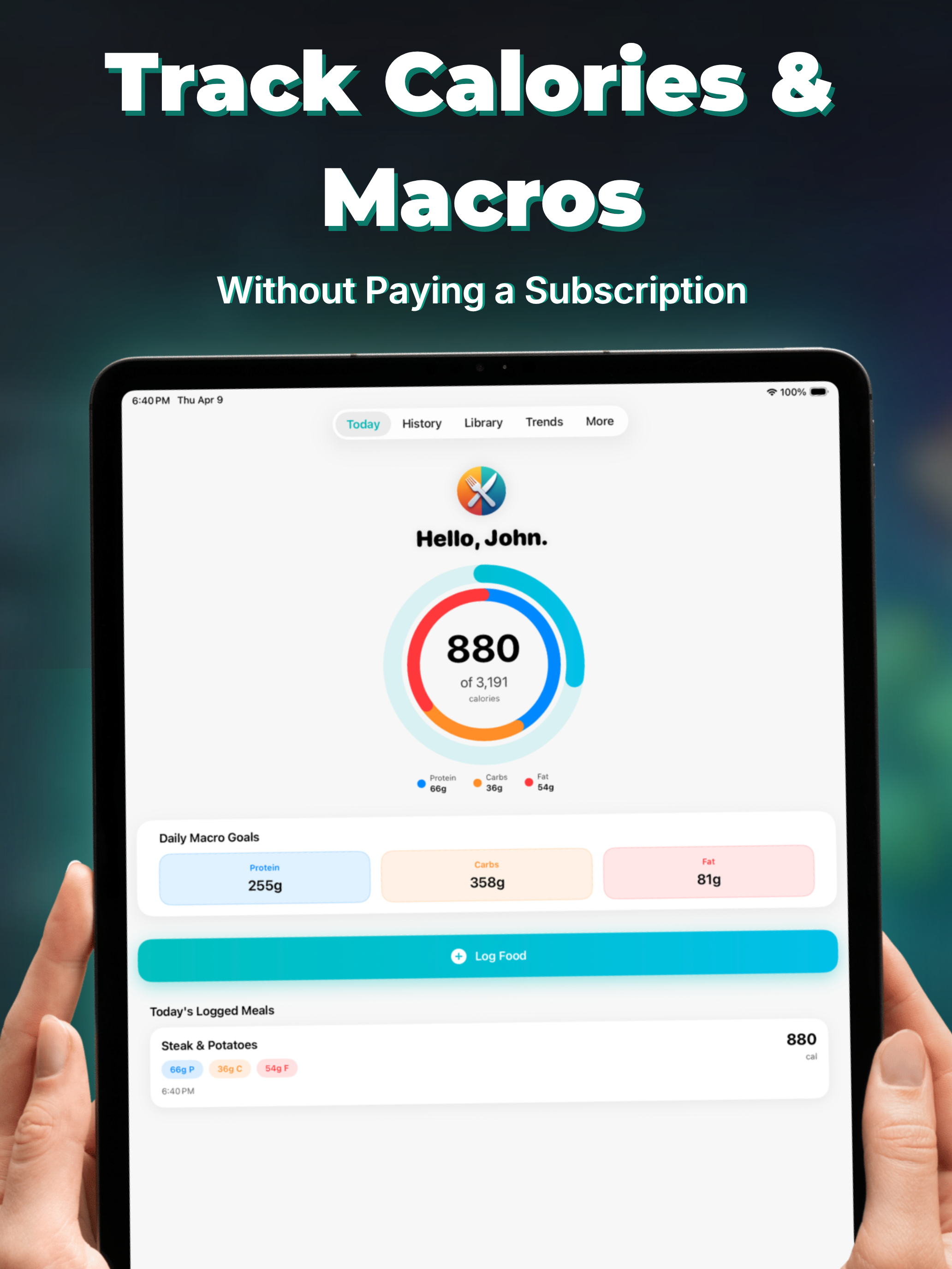 MacroLogic iPad screenshot 1